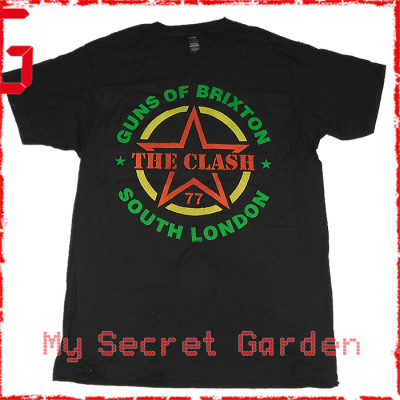 The Clash - Guns Of Brixton Official Fitted Jersey T Shirt ( Men M ) ***READY TO SHIP from Hong Kong***